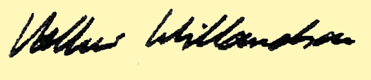 Unterschrift Dr. Volker Willandsen
